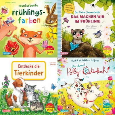 Maxi-Pixi-Box 116: Bunter Frühlingsspaß (4x5 Exemplare) Diverse Box 24 S. 2025