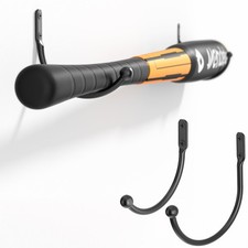 Josmimic Baseball Bat Holder Wall Mount: Black Display Rack, Iron 