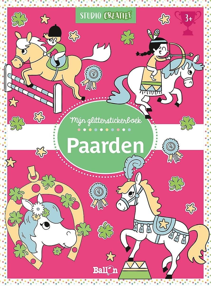 Паарден (Mijn glitterstickerboek, 1) (в мягкой обложке) (ИМПОРТ ИЗ Великобритании)