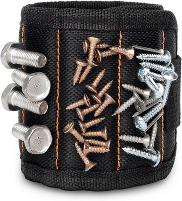 G0010A 2 Pack 15 Magnetic Wristband Holding Screws Nails Drill Bits Gadgets Tool