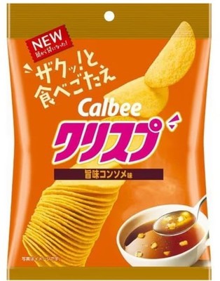 Calbee Potato Chips Crisp Umami Consommé Flavor 45g Japanese Snack chips