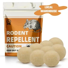 Natural Mice Repellent, Rodent Repellent Indoor, 8-Pack 