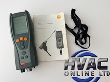 TESTO 327-1 Flue Gas combustion Analyser SN:03433629 UNCALIBRATED - Unit ONLY
