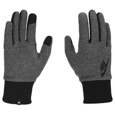 Nike Men's Charcoal/Black Club Fleece Touchscreen Gloves CA50076 - NWT