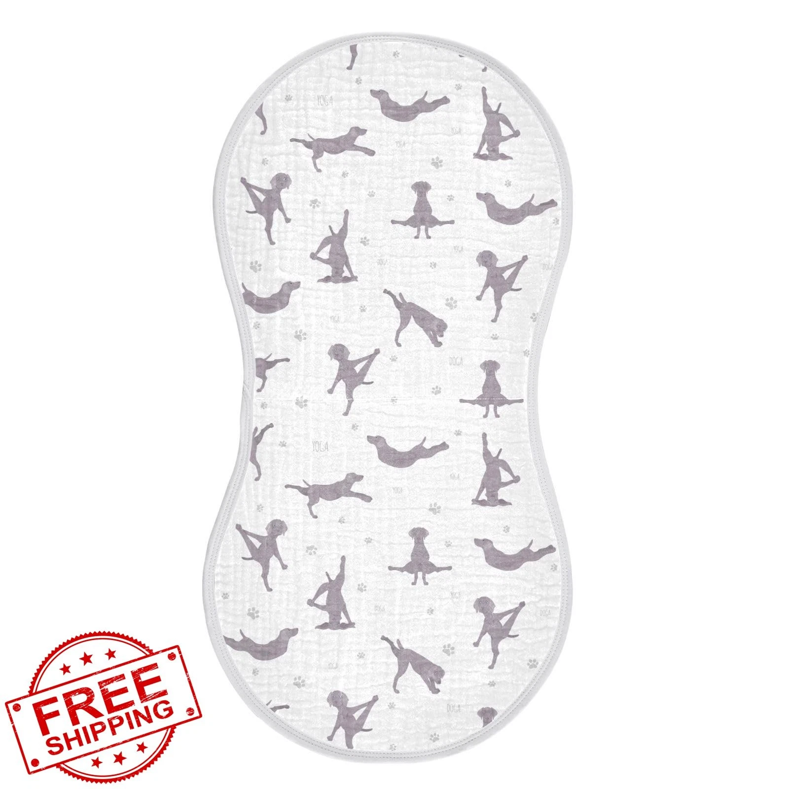 YYZZH Weimaraner Dog Burp Cloths 1 Pack