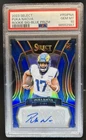 2023 Panini Select Puka Nacua RC Blue Prizm Auto #/99 Rams PSA 10 Rookie