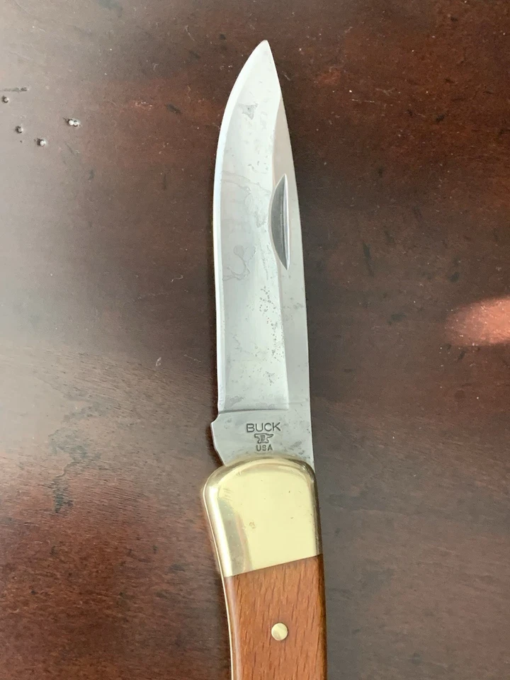 Hoja de punto de caída personalizada Buck 110 Hunter Foto 4 de 4