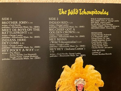 The Wild Tchoupitoulas - S/T (M-) | eBay