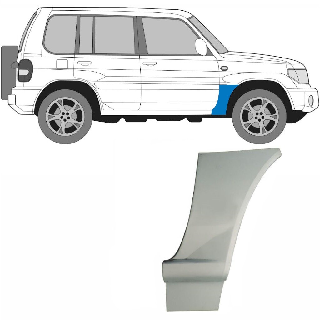MITSUBISHI PAJERO PININ 1998-2007 FRONT WING REPAIR PANEL / RIGHT RH