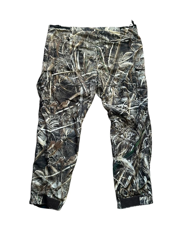 Drake Waterfowl Systems Mens 44-46 2XL Camo Pants Realtree Max-5 Hunting - Image 2 of 4