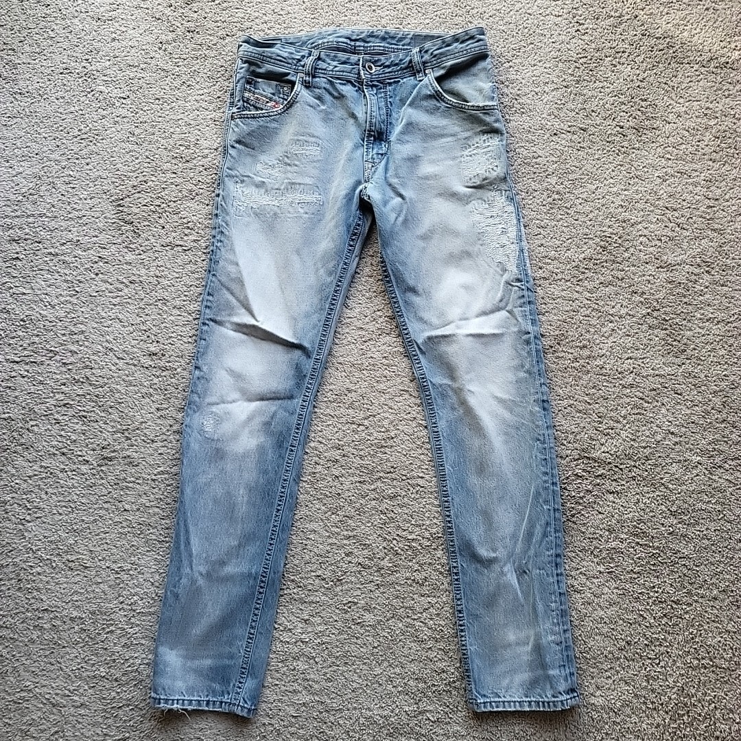 Diesel Krayver 0840V Jeans Mens 30 Blue Denim Slim Eyecons 2015 Edition  Italy