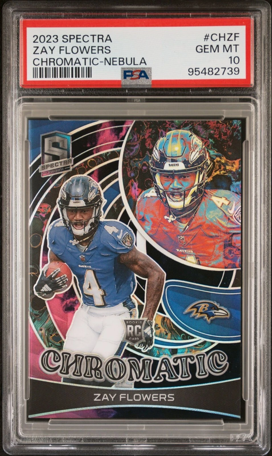 Zay Flowers Panini Spectra Chromatic #CHZF Nebula