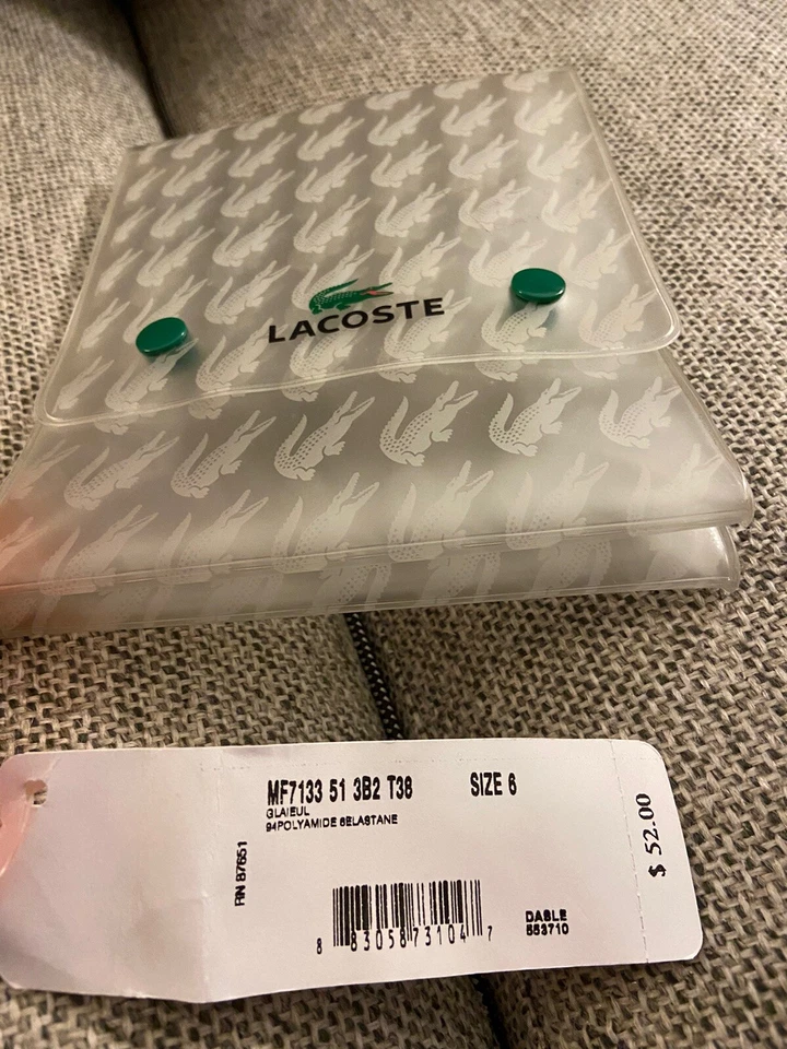 Top de traje de baño naranja para mujer LaCOSTE Eur 38 - Nuevo con etiquetas Foto 3 de 4