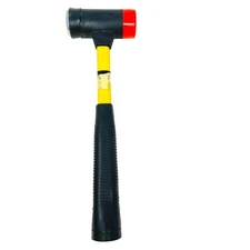 Professional Double Head Hammer Non Slip Rubber Handle Hand Tool