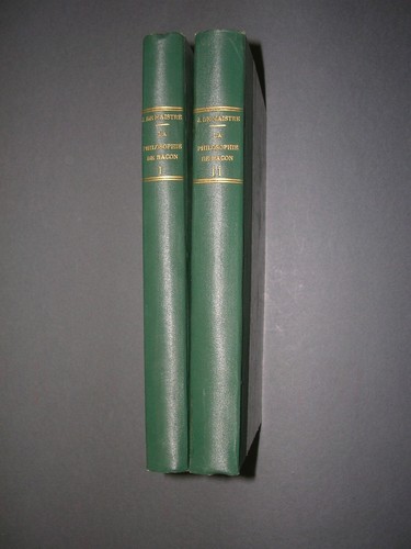 Franc maçonnerie Joseph de Maistre 1864 la philosophie de Bacon reliure - Picture 2 of 3