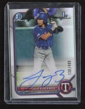 2022 Bowman Chrome #CPA-JBN JoJo Blackmon 1st Refractor Auto /499