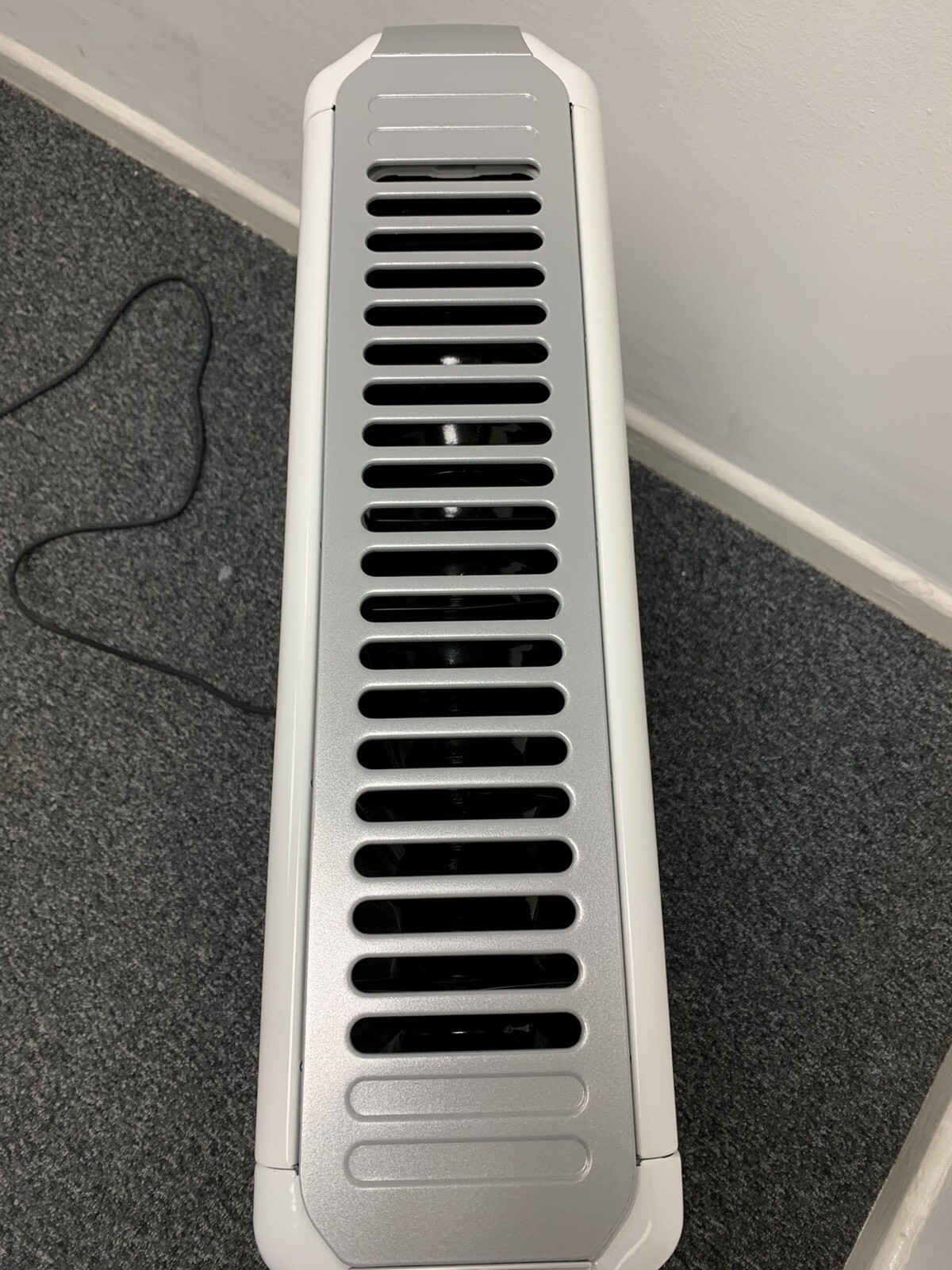 John Lewis Powerful Portable Oil Filled Radiator LED, Black Remote