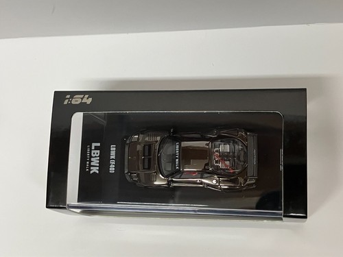 Inno64 Liberty Walk 1/64 LBWK FERRARI F40 BLACK CHROME die-cast - Zdjęcie 3 z 7