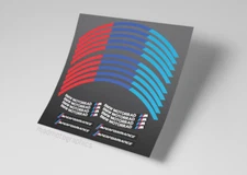 M S1000RR motorcycle reflective wheel decals rim stickers stripes for s1000 RR R