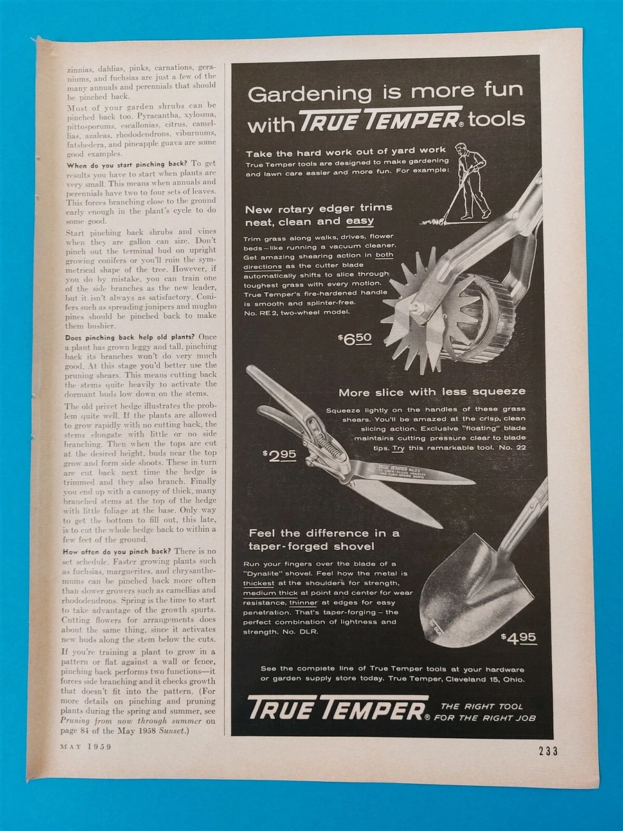 True temper 2024 rotary edger