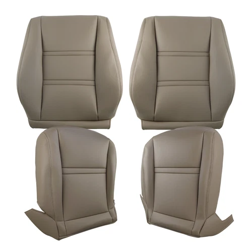Driver Side Bottom Leather Seat Cover Gray Land Cruiser 1998 1999