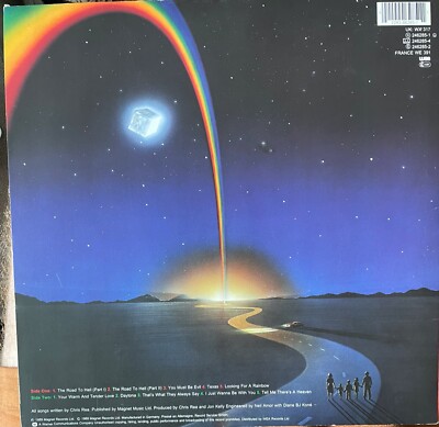 CHRIS REA 'THE ROAD TO HELL' ORIGINAL 1989 VINYL LP - WX 317 
