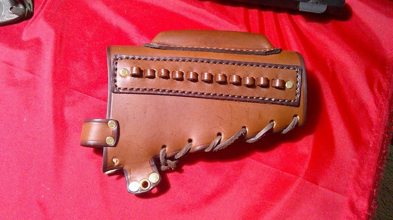 22 cal leather cheek riser RLO