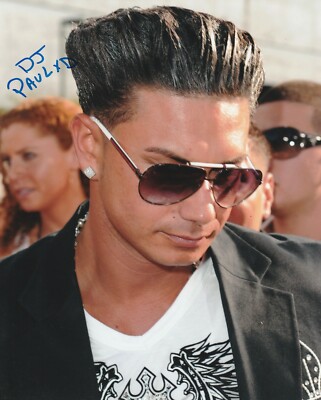 DJ PAULY D SIGNED JERSEY SHORE 8X10 PHOTO W/PROOF