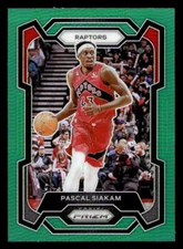 2023 24 Panini Prizm #30 Pascal Siakam Green Prizm SP