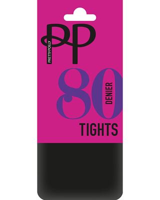Pretty Polly 80 DEN Strumpfhose Damen schwarz Alltag blickdicht Strumpfwaren