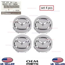 Genuine Wheel Center Hub Cap Silver Set 4pcs Oem Mazda See Compatibility