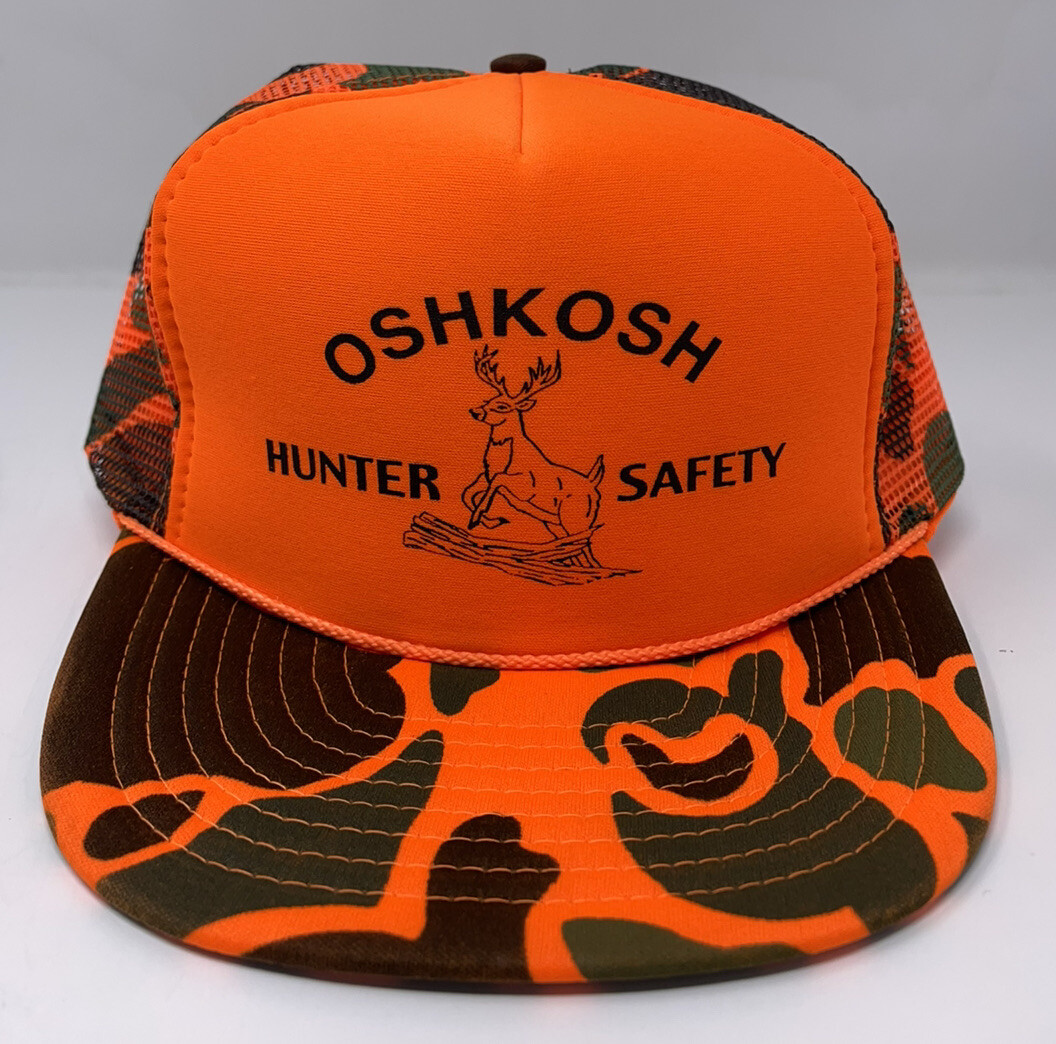 帽子 b.E Hat (Orange Camo) Waldecker Chevy Olds Orange Camo Rope Hat - Vintage Snapback