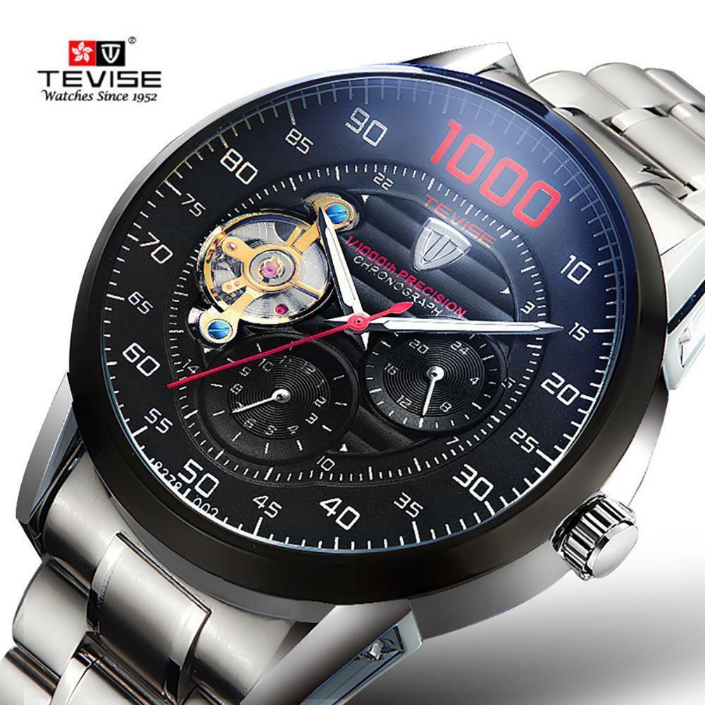 Montre automatique pour homme de luxe avec coffret cadeau élégant pour anniversaire et célébration