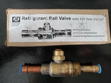 JB Industries V34201 Refrigerant Ball Valve 1/2"