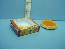 Miniature Pumpkin Pie & Window Box #K3157 Non-Edible Bright Delights 1/12th Sc