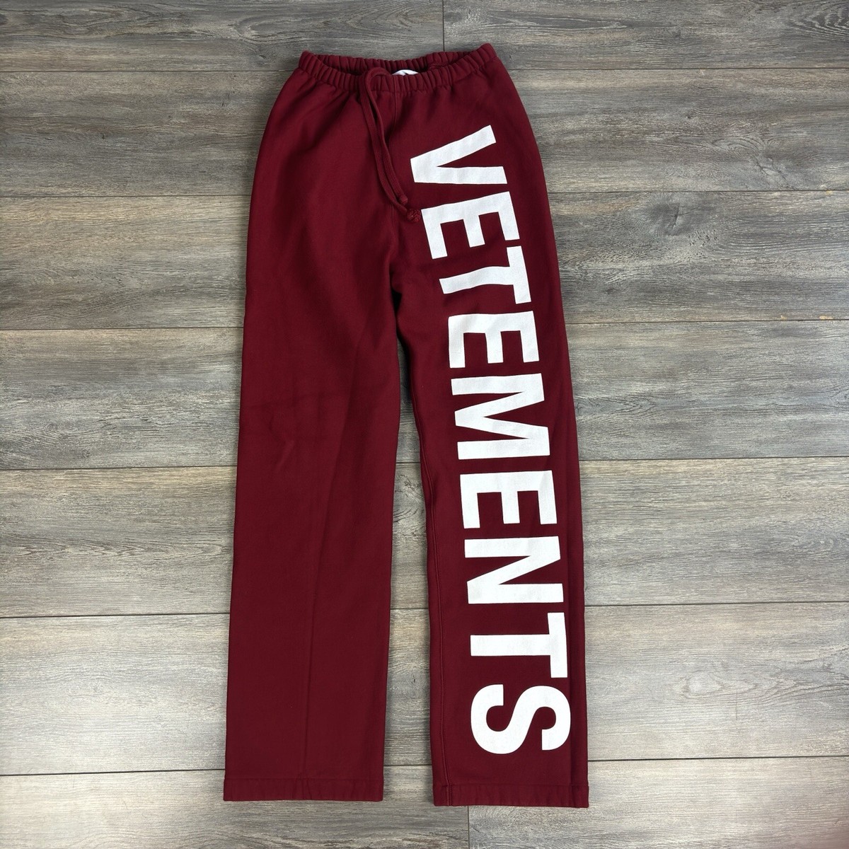 Vetements Slim Joggers Spell out | eBay UK