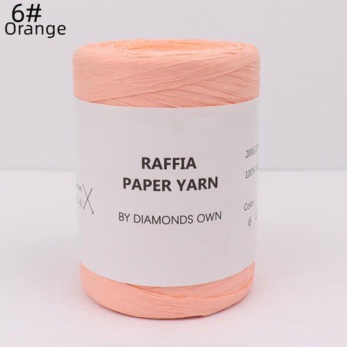 Knitting Crochet DIY knitting thread Hat/Bag Paper Hand 240M Natural Fiber - Picture 16 of 35