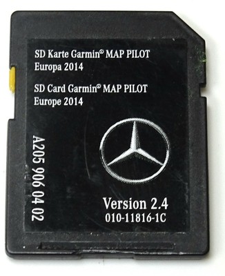 GENUINE MERCEDES GARMIN SAT NAV NAVIGATION SD CARD UK EUROPE 2014  A2059060402 | eBay