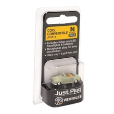 Woodland Scenics 5614 | Just Plug® Vehicles - Cool Convertible | N Scale