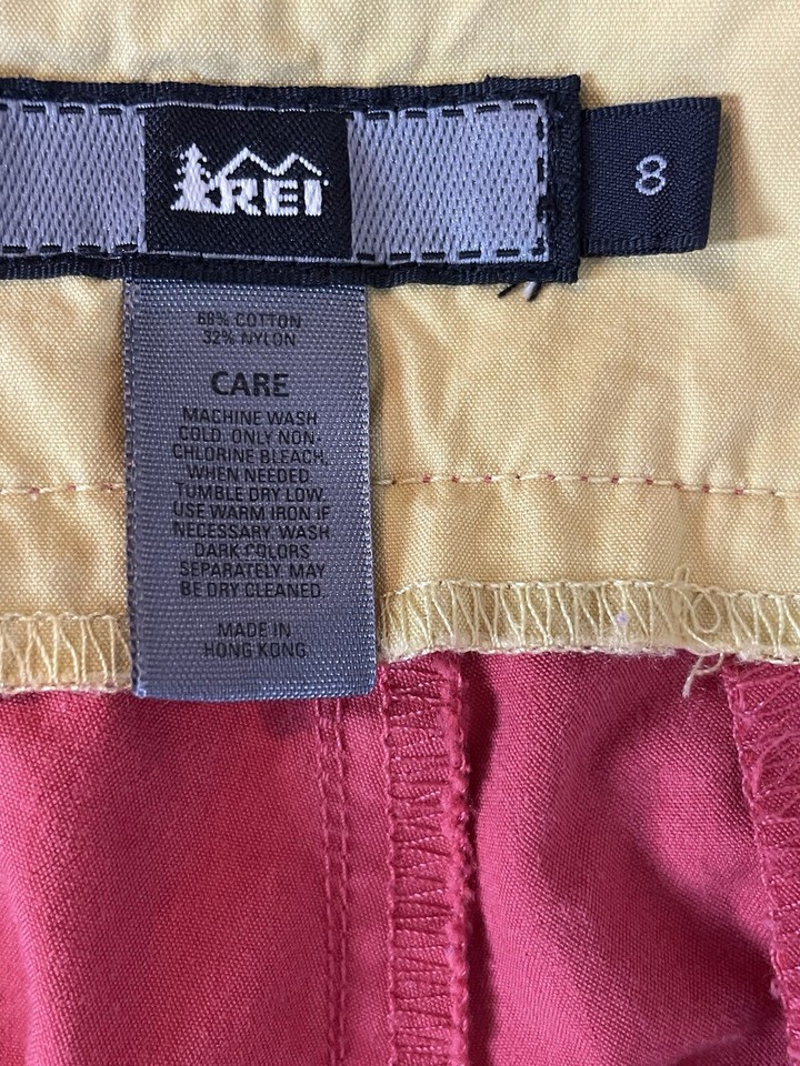 REi Womens Capri Hiking Pants Size 8 Red eBay