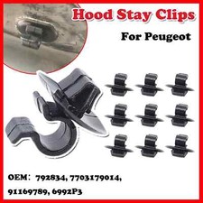 10Pcs Bonnet Rod Support Strut Clip Holder For Peugeot 1007 3008 106 206 306 407