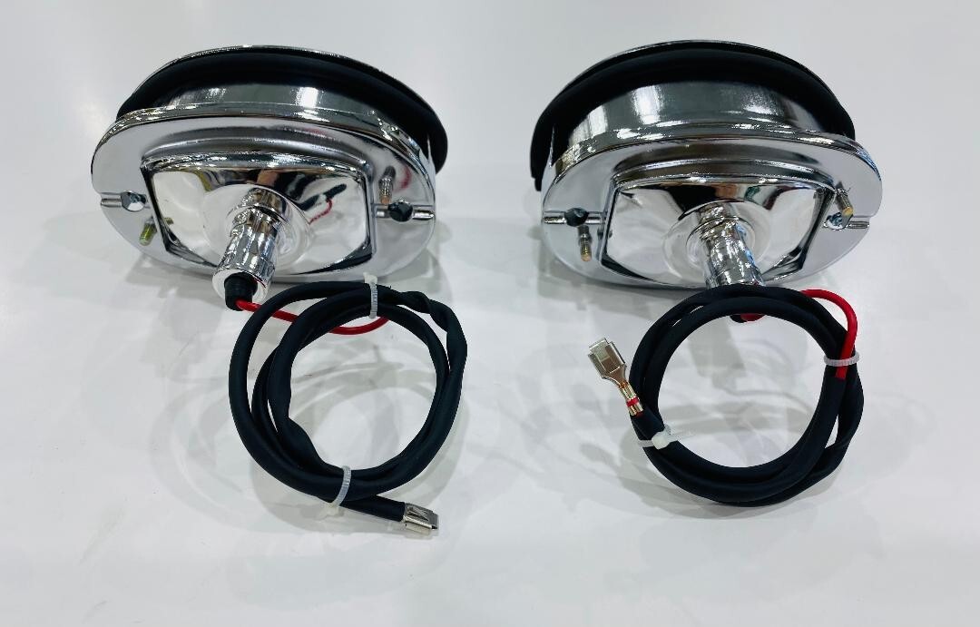 1957 Chevy Backup Reverse Tail Light Assembly, Pair Bel Air 150 210 eBay