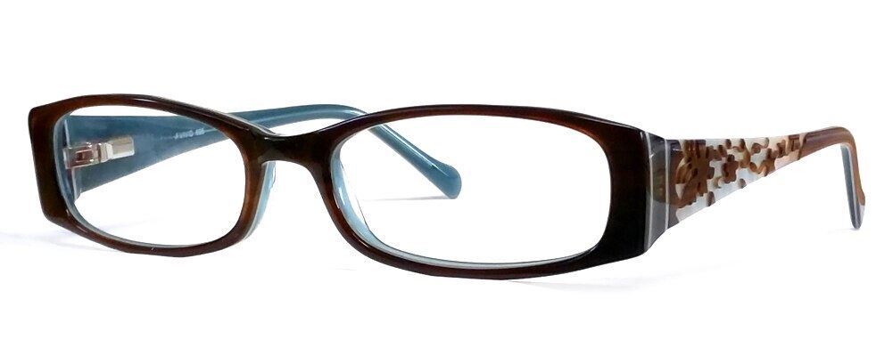 Calabria Viv 695 Multi-Focus Blue Light Blocking Glasses Brown 51mm 4 Power Lenses