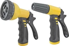 NEW TOPMOST 2 PACK GARDEN WATER GRIP ADJUSTABLE HOSE SPRAY NOZZLES SET 6966329