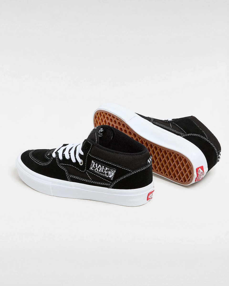 靴 VANS HALF CAB Black/Black 28.0 Vans Skate Half Cab Shoes - Black / Black | Flatspot