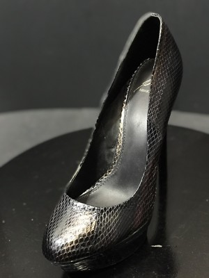 Brian AtWood Multi-Colored Snake Print Leather Women Platform