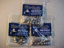 48 Water Gremlin Low Profile Slip Sinkers FISHING 3 BAGS OF 16 1/16OZ  PSL-0