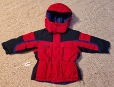 Columbia Coat Jacket Vertex Insulated Winter Ski Hooded Toddler 2T Blue Red