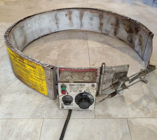 Wrap It Heat 55 Gallon Drum Heater AGM-55 1750 Watts 120V 60Hz Lo Hi WORKS