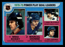 1979-80 TOPPS HOCKEY - Trading Card #5 - 1978-79 Power Play Goal Leaders